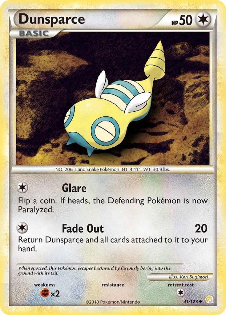 Dunsparce #41 Pokemon HeartGold & SoulSilver