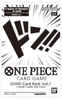 Sealed DON!! Card Pack Vol. 1 One Piece Promo