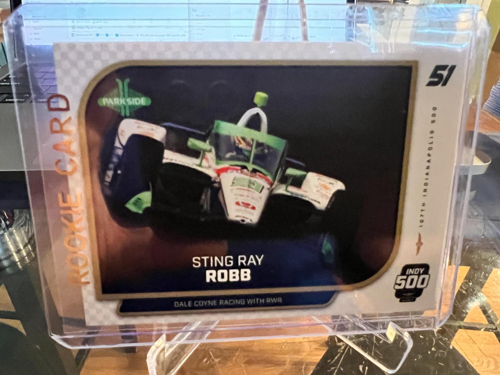 Sting Ray Robb #158 Racing Cards 2024 Parkside NTT IndyCar