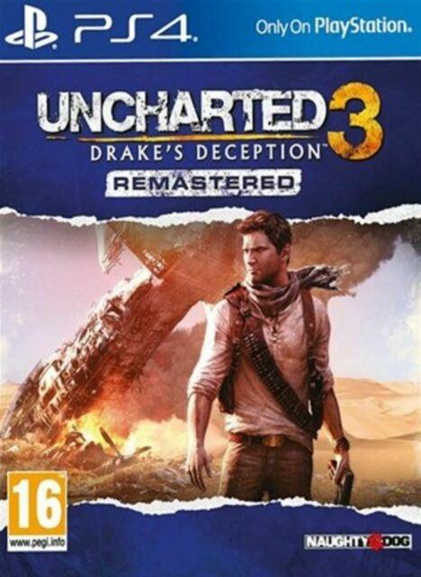 Uncharted 3 Drakes Deception Remastered PAL Playstation 4