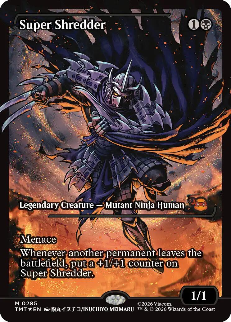 英語版 MTG Foil 285ジャパンショーケース スーパーシュレッダー Super Shredder [Showcase Foil] #285 Prices | Magic Teenage Mutant