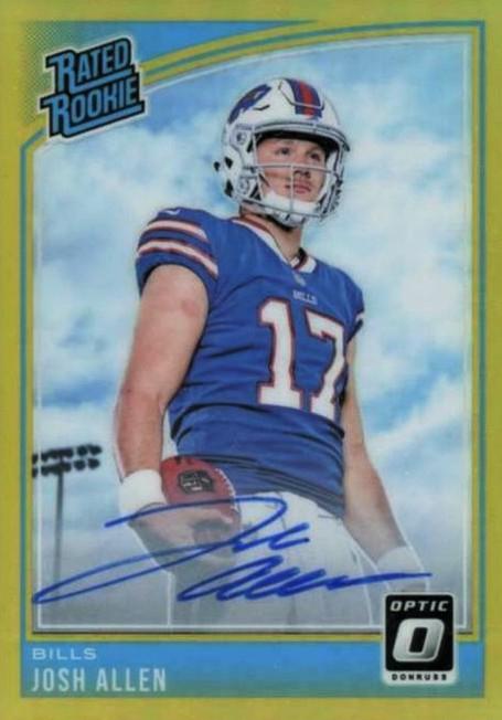 Josh Allen [Autograph Gold] #154 Prices | 2018 Donruss Optic
