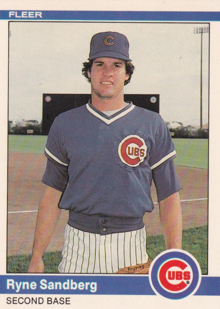 Ryne Sandberg #504 1984 Fleer Baseball