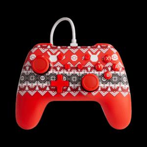 Pokemon Holiday Sweater Wired Controller Nintendo Switch