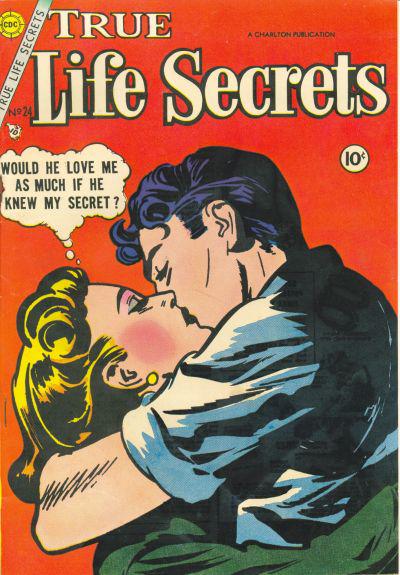 True Life Secrets #24 (1955) Comic Books True Life Secrets