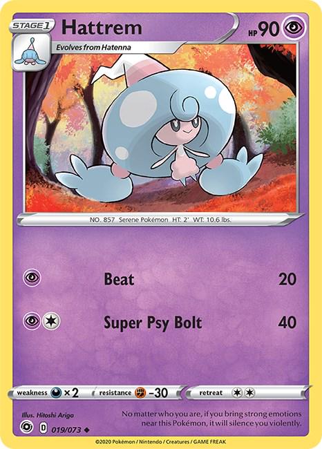 Hattrem #19 Pokemon Champion's Path