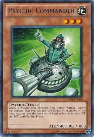 Psychic Commander TU04-EN008 YuGiOh Turbo Pack: Booster Four