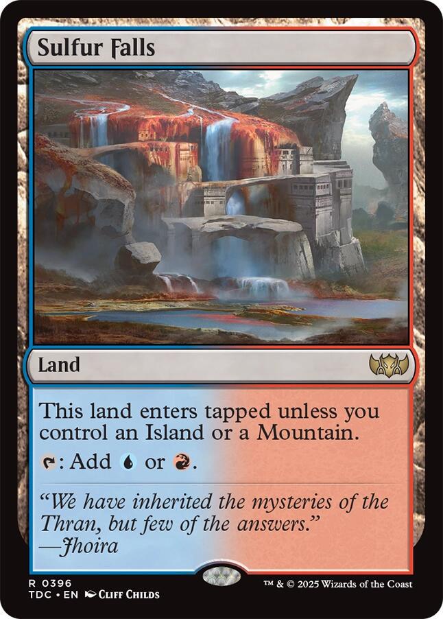 Sulfur Falls #396 Magic Tarkir: Dragonstorm Commander