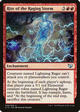 Rite of the Raging Storm Magic Commander 2015