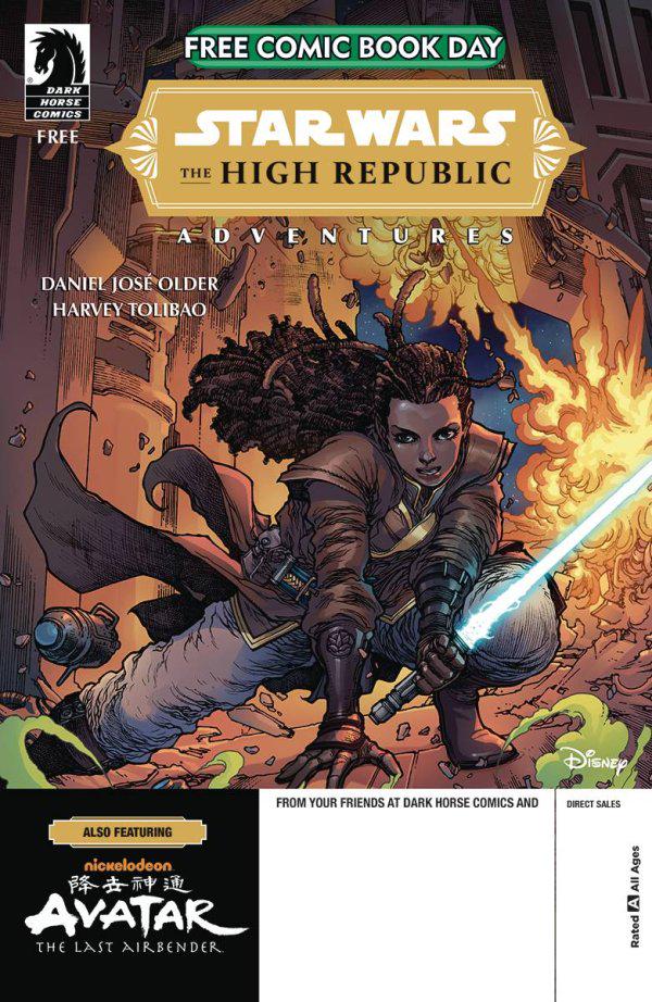 Star Wars: The High Republic Adventures & Avatar: The Last Airbender #1 (2023) Comic Books Free Comic Book Day