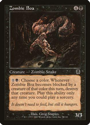 Zombie Boa #54 Magic Apocalypse