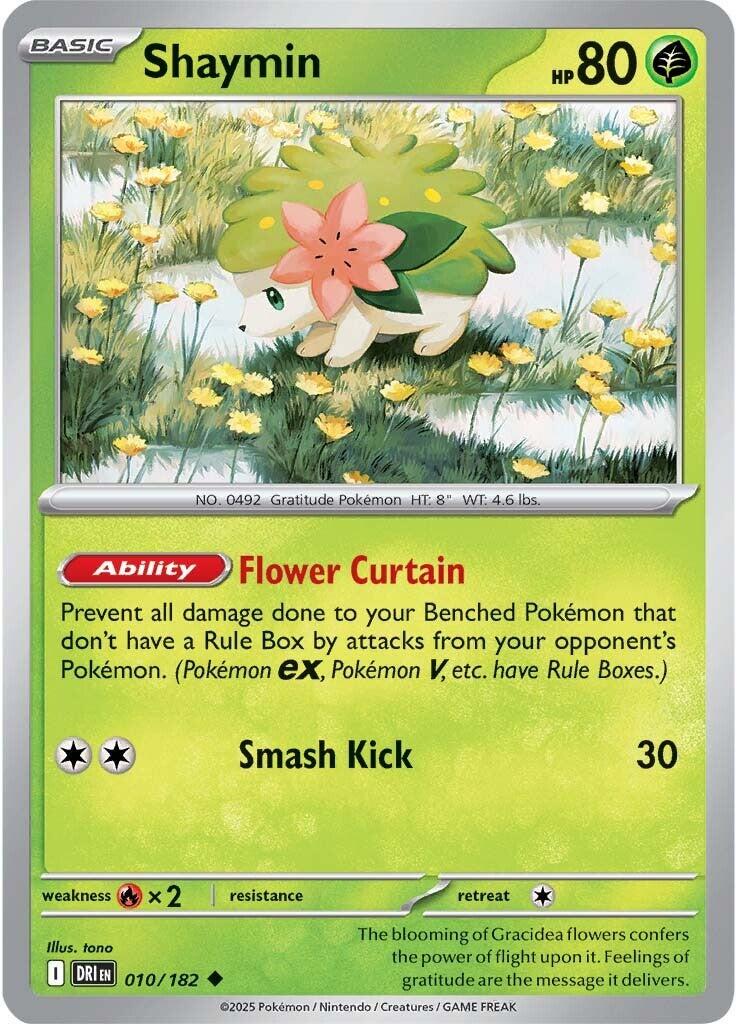 Shaymin #10 Pokemon Destined Rivals