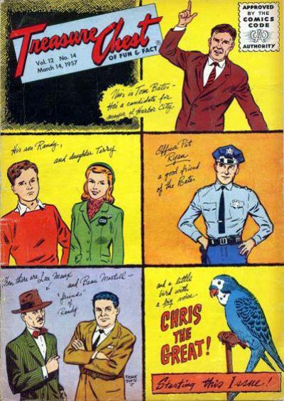 Treasure Chest of Fun and Fact #14 220 (1957) Comic Books Treasure Chest of Fun and Fact