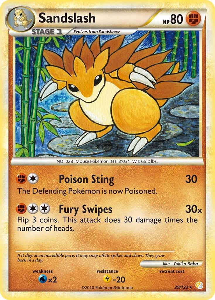 Sandslash #29 Pokemon HeartGold & SoulSilver