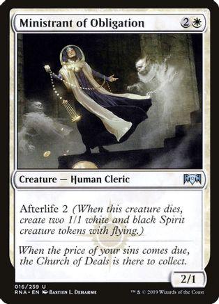 Ministrant of Obligation #16 Magic Ravnica Allegiance