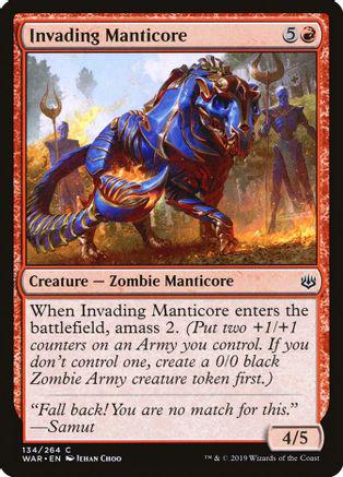 Invading Manticore #134 Magic War of the Spark