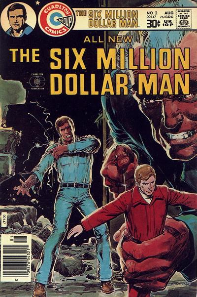 Six Million Dollar Man #2 (1976) Comic Books Six Million Dollar Man