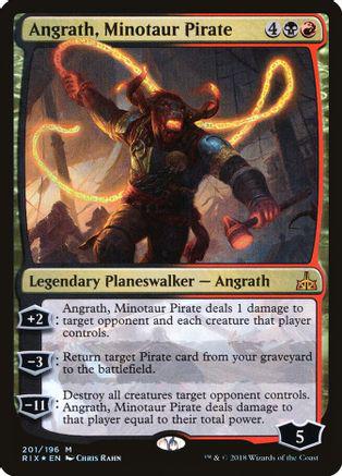 Angrath, Minotaur Pirate Magic Rivals of Ixalan