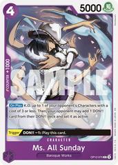 Ms. All Sunday OP12-075 One Piece Legacy of the Master Prices