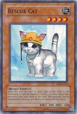Rescue Cat FET-EN033 YuGiOh Flaming Eternity