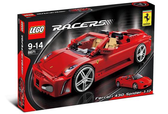 Ferrari 430 Spider 1:17 #8671 LEGO Racers