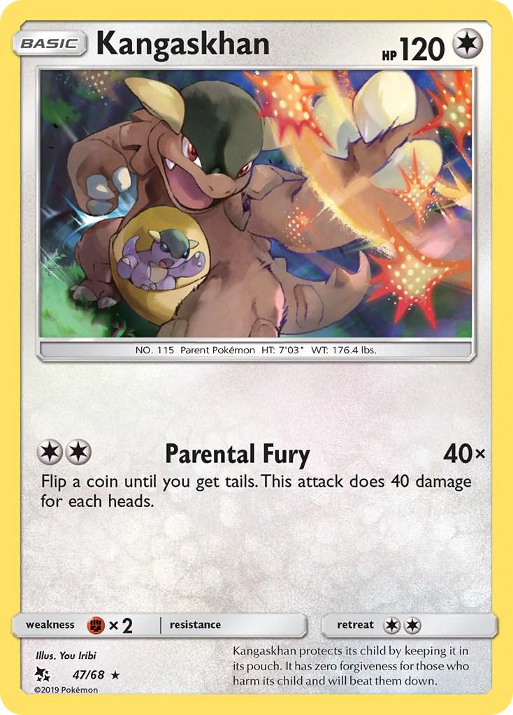 Kangaskhan #47 Pokemon Hidden Fates