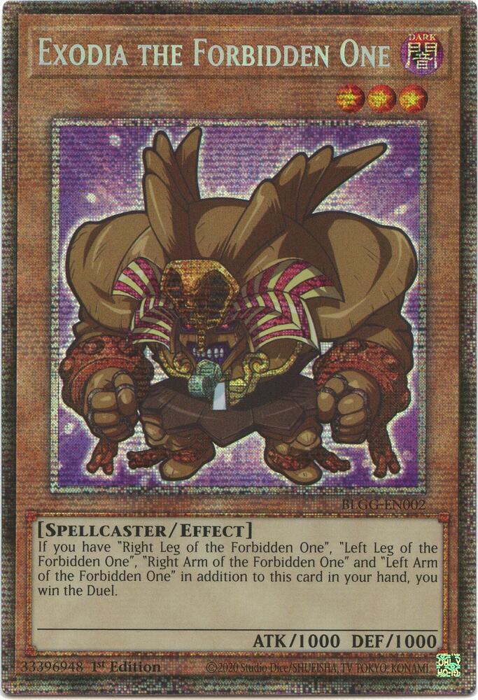 exodia yugioh card value Exodia The Forbidden One [Starlight Rare] BLGG-EN002 Prices | YuGiOh  Battles of Legend: Glorious Gallery