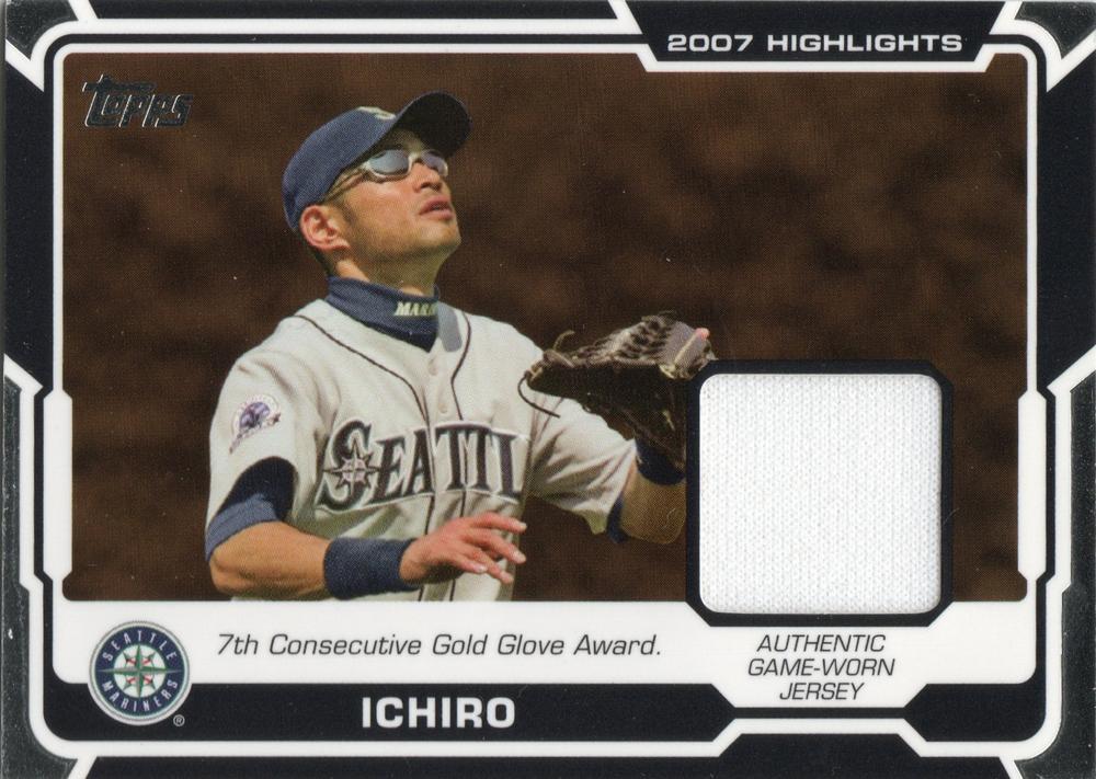 Ichiro #HR-IS2 2008 Topps Highlights Relics Baseball