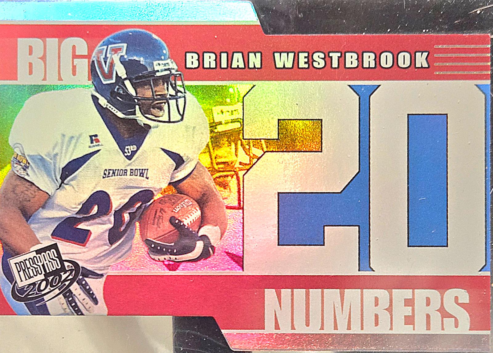 Brian Westbrook #BN15 2002 Press Pass Big Numbers Football