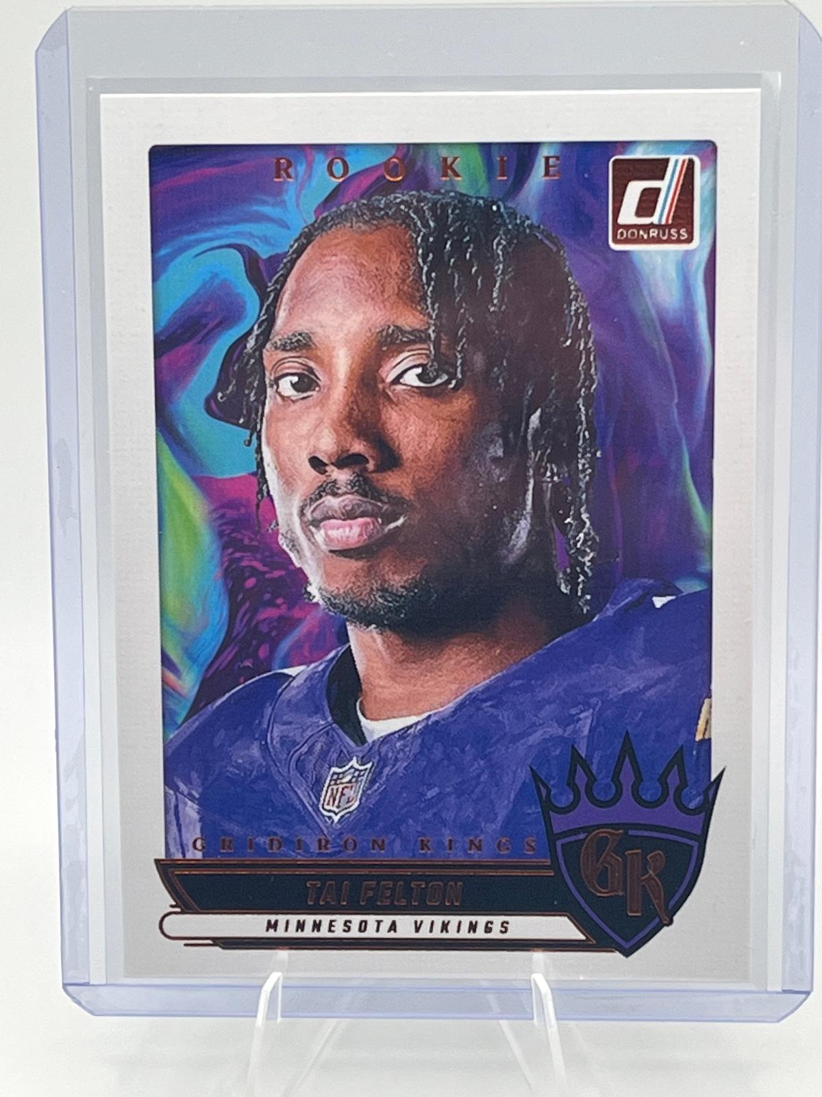 2025 Panini Donruss Rookie Gridiron Kings Tai Felton #RGK-TAF card
