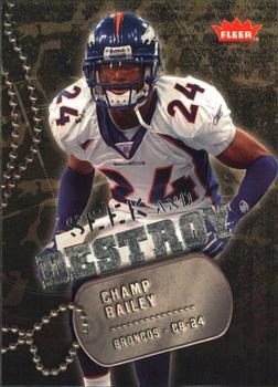 Champ Bailey #SDCB Football Cards 2006 Fleer Seek and Destroy