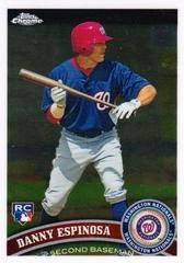 Danny Espinosa #33 Baseball Cards 2011 Topps Chrome Prices