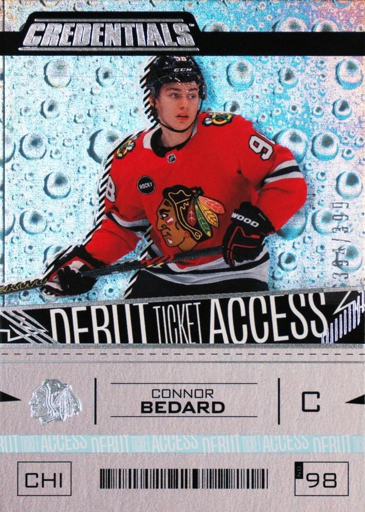 Connor Bedard #198 2023-24 Upper Deck Credentials Hockey