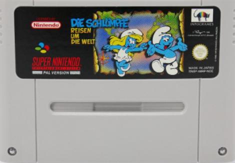 Die Schlumpfe: Reisen Um Die Welt PAL Super Nintendo