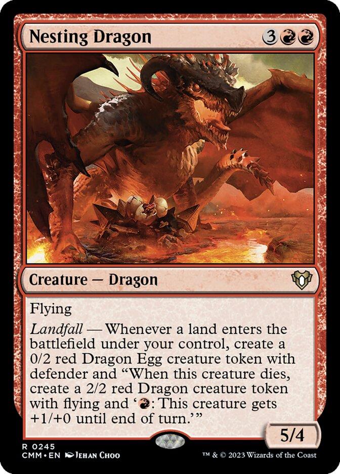 Nesting Dragon #245 Magic Commander Masters