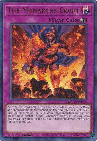 The Monarchs Erupt MAGO-EN092 YuGiOh Maximum Gold