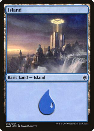 Island #255 Magic War of the Spark