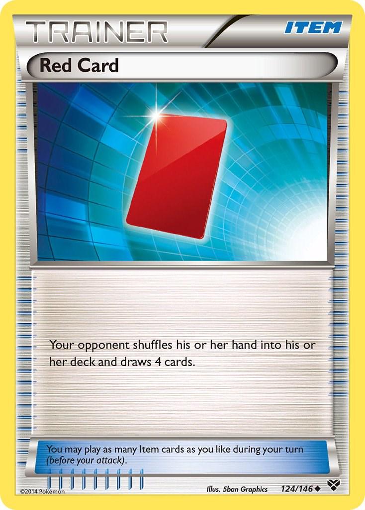 Red Card #124 Pokemon XY