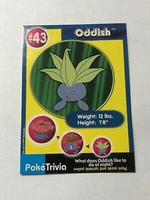Oddish #43 Pokemon Burger King