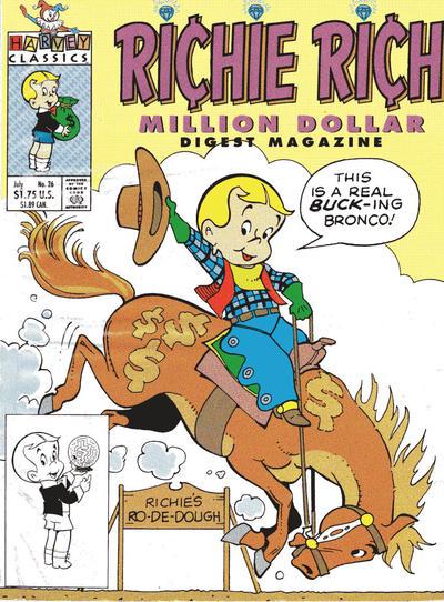 Richie Rich Million Dollar Digest #26 (1992) Comic Books Richie Rich Million Dollar Digest