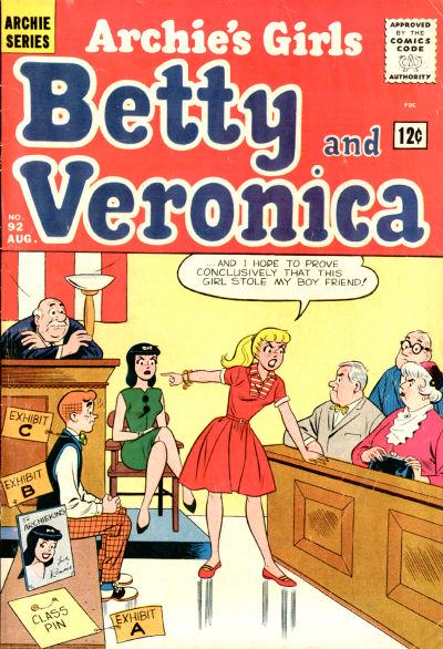 Archie's Girls Betty and Veronica #92 (1963) Comic Books Archie's Girls Betty and Veronica