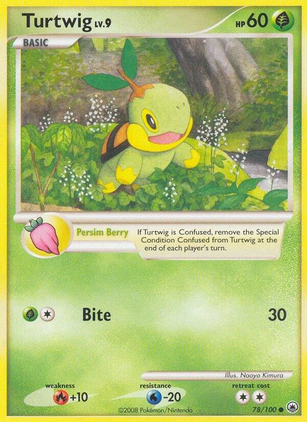 Turtwig #78 Pokemon Majestic Dawn