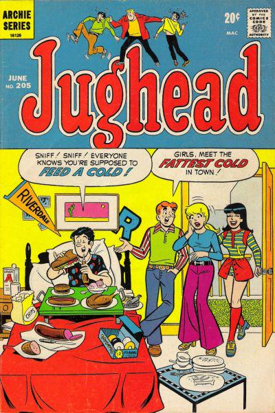 Jughead #205 (1972) Comic Books Jughead