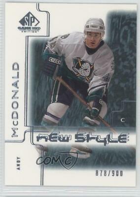 Andy McDonald #62 Hockey Cards 2000 SP Game Used