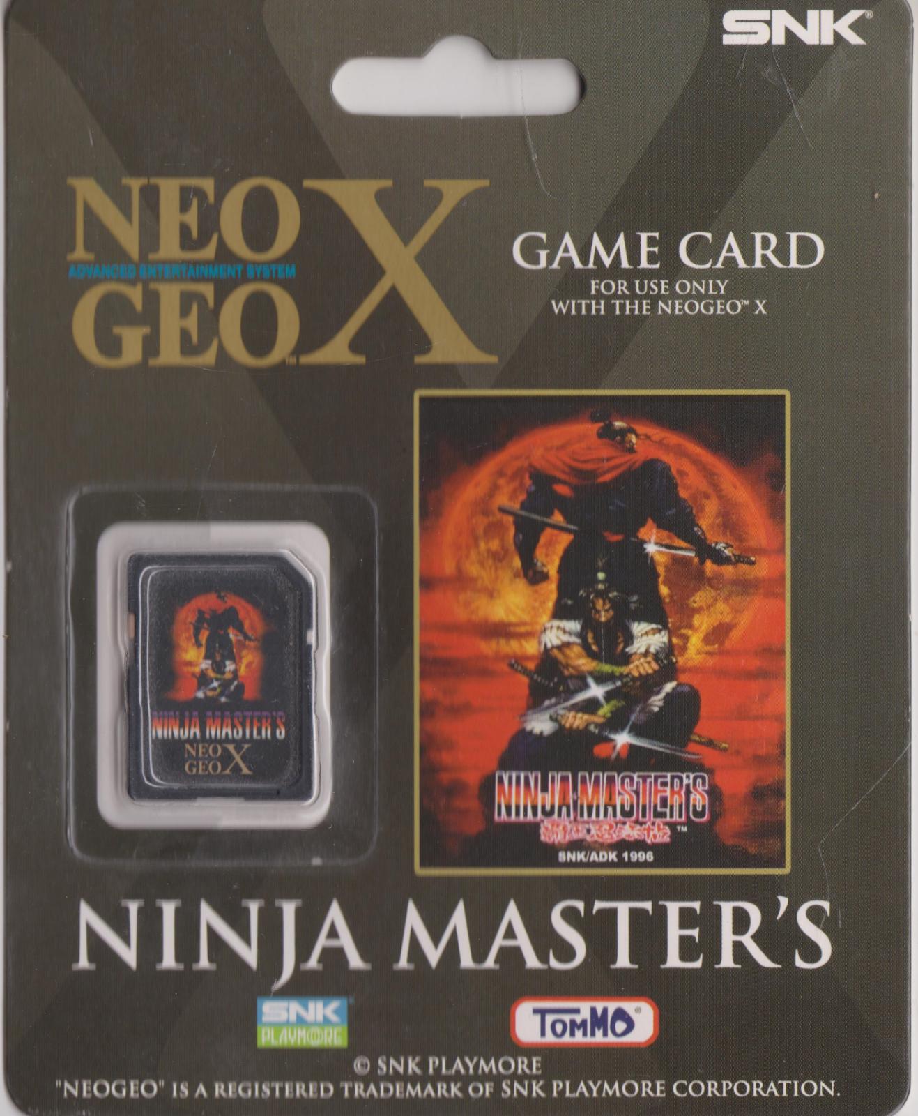 Neo Geo X Ninja Master's Neo Geo MVS