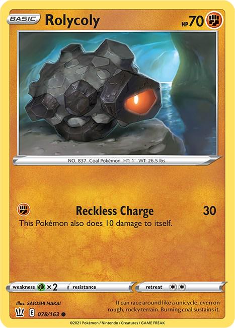 Rolycoly #78 Pokemon Battle Styles