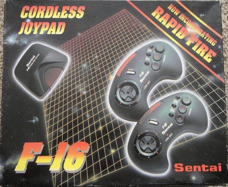 F-16 Cordless Joypad Sega Genesis