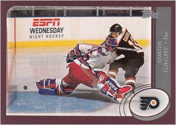 Simon Gagne #97 2002-03 Topps Hockey