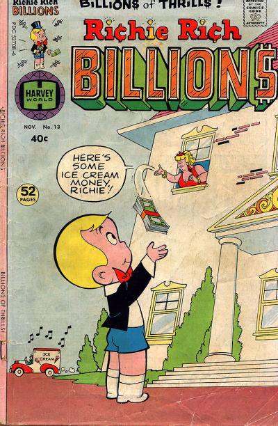 Richie Rich Billions #13 (1976) Comic Books Richie Rich Billions