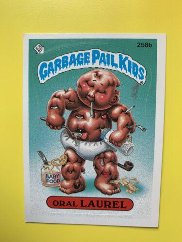 Oral LAUREL #258b 1987 Garbage Pail Kids